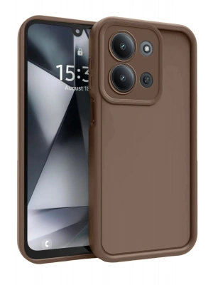 Newface Xiaomi Redmi 15C 4G Viera Silikon - Kahverengi