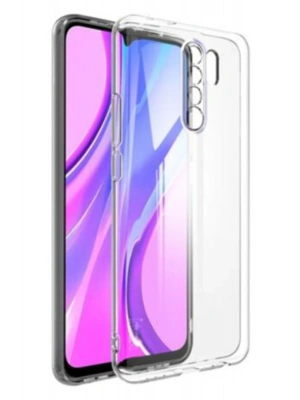 Newface Xiaomi Redmi 9 Kılıf Lüx Şeffaf Silikon - Şeffaf