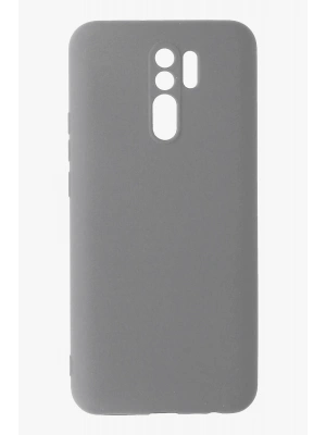 Newface Xiaomi Redmi 9 Kılıf Nano içi Kadife Silikon - Gri