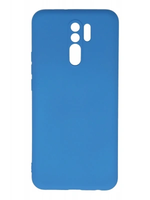 Newface Xiaomi Redmi 9 Kılıf Nano içi Kadife Silikon - Mavi