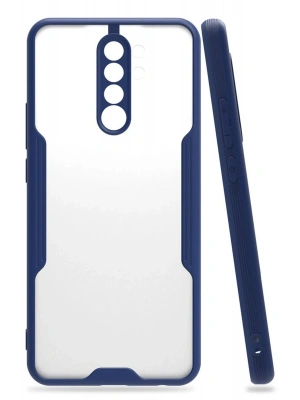 Newface Xiaomi Redmi 9 Kılıf Platin Silikon - Lacivert