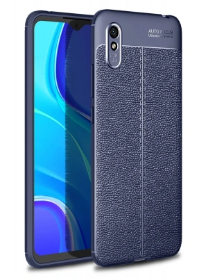 Newface Xiaomi Redmi 9A Kılıf Auto Focus Kapak - Lacivert