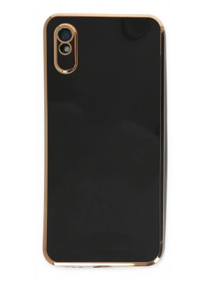 Newface Xiaomi Redmi 9A Kılıf Volet Silikon - Siyah