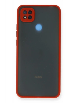 Newface Xiaomi Redmi 9C Kılıf Montreal Silikon Kapak - Kırmızı