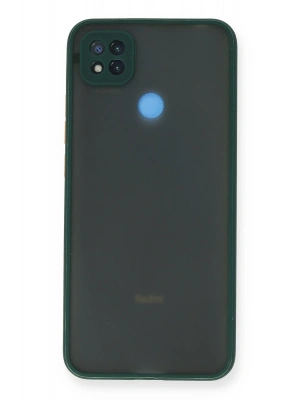 Newface Xiaomi Redmi 9C Kılıf Montreal Silikon Kapak - Yeşil