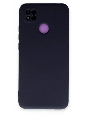 Newface Xiaomi Redmi 9C Kılıf Nano içi Kadife Silikon - Lacivert