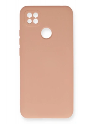 Newface Xiaomi Redmi 9C Kılıf Nano içi Kadife Silikon - Pudra