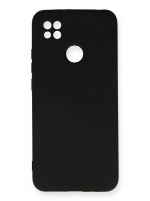 Newface Xiaomi Redmi 9C Kılıf Nano içi Kadife Silikon - Siyah