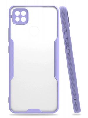 Newface Xiaomi Redmi 9C Kılıf Platin Silikon - Lila