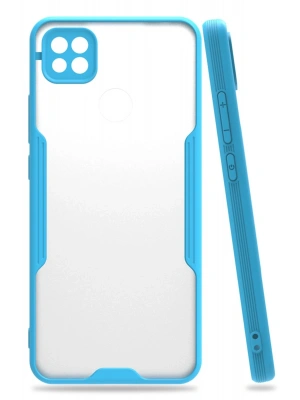 Newface Xiaomi Redmi 9C Kılıf Platin Silikon - Mavi