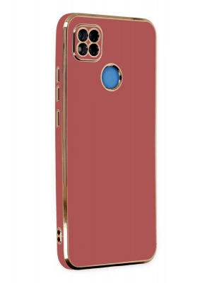 Newface Xiaomi Redmi 9C Kılıf Volet Silikon - Kırmızı