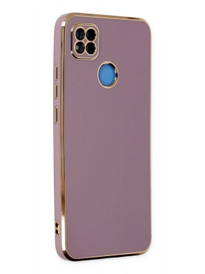 Newface Xiaomi Redmi 9C Kılıf Volet Silikon - Mor