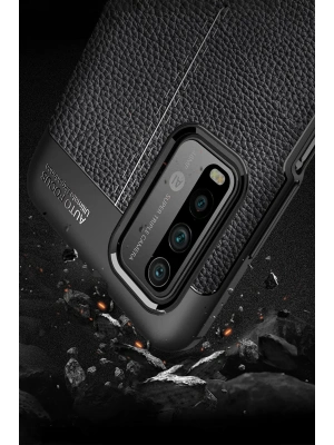 Newface Xiaomi Redmi 9T Kılıf Auto Focus Kapak - Siyah