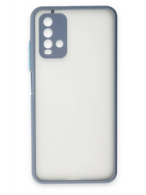 Newface Xiaomi Redmi 9T Kılıf Montreal Silikon Kapak - Gri