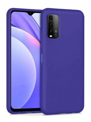 Newface Xiaomi Redmi 9T Kılıf Nano içi Kadife Silikon - Mor