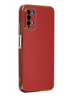 Newface Xiaomi Redmi 9T Kılıf Volet Silikon - Kırmızı