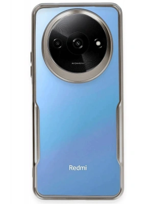 Newface Xiaomi Redmi A3 4G Kılıf Boyi Silikon Kapak - Titan Gri