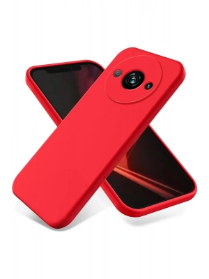 Newface Xiaomi Redmi A3 4G Kılıf First Silikon - Kırmızı
