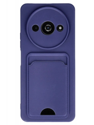 Newface Xiaomi Redmi A3 4G Kılıf Kelvin Kartvizitli Silikon - Lacivert