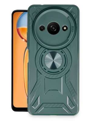 Newface Xiaomi Redmi A3 4G Kılıf Lincoln Silikon - Koyu Yeşil