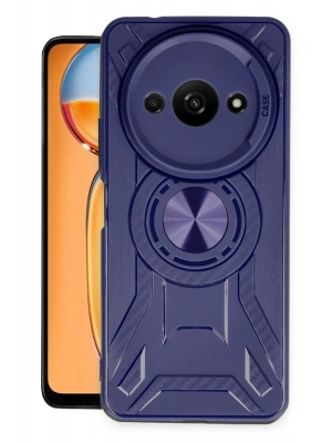 Newface Xiaomi Redmi A3 4G Kılıf Lincoln Silikon - Lacivert