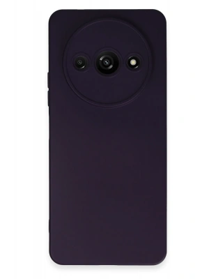 Newface Xiaomi Redmi A3 4G Kılıf Nano içi Kadife Silikon - Mor