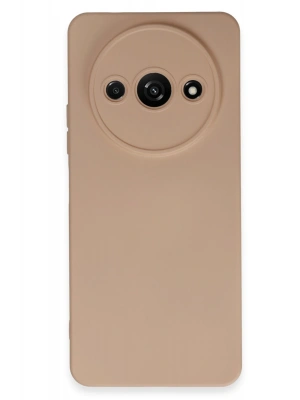 Newface Xiaomi Redmi A3 4G Kılıf Nano içi Kadife Silikon - Pudra