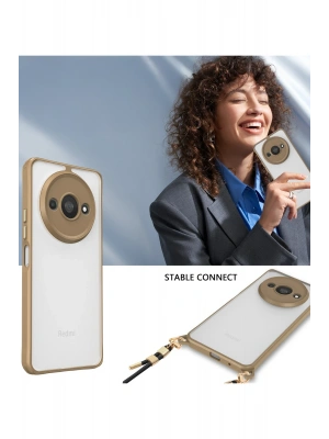 Newface Xiaomi Redmi A3 4G Kılıf Penta Silikon Kılıf - Siyah