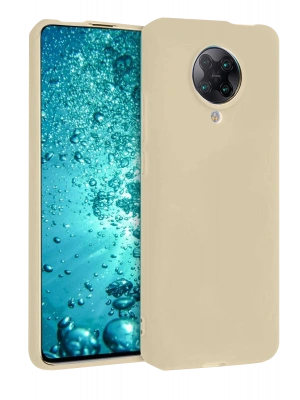 Newface Xiaomi Redmi K30 Pro Kılıf Nano içi Kadife Silikon - Kemik