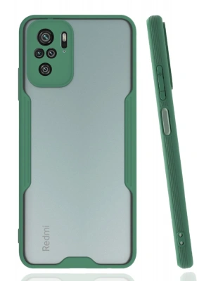 Newface Xiaomi Redmi Note 10 Kılıf Platin Silikon - Yeşil