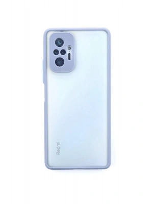 Newface Xiaomi Redmi Note 10 Pro Kılıf Montreal Silikon Kapak - Gri