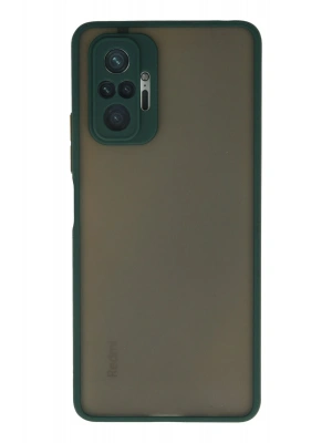 Newface Xiaomi Redmi Note 10 Pro Kılıf Montreal Silikon Kapak - Yeşil