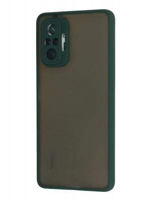 Newface Xiaomi Redmi Note 10 Pro Kılıf Montreal Silikon Kapak - Yeşil