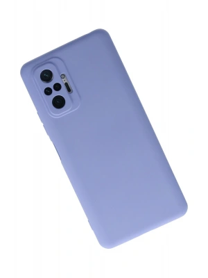 Newface Xiaomi Redmi Note 10 Pro Kılıf Nano içi Kadife Silikon - Lila