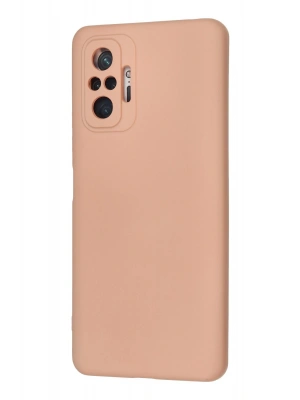 Newface Xiaomi Redmi Note 10 Pro Kılıf Nano içi Kadife Silikon - Pudra