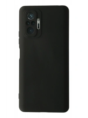 Newface Xiaomi Redmi Note 10 Pro Kılıf Nano içi Kadife Silikon - Siyah