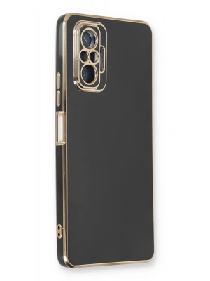 Newface Xiaomi Redmi Note 10 Pro Kılıf Volet Silikon - Siyah