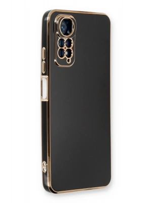 Newface Xiaomi Redmi Note 11 Kılıf Volet Silikon - Siyah