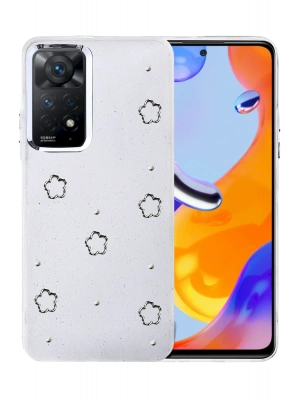 Newface Xiaomi Redmi Note 11 Pro Fiyonk Desenli Kapak - Desen 2