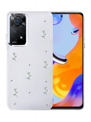 Newface Xiaomi Redmi Note 11 Pro Fiyonk Desenli Kapak - Desen 4