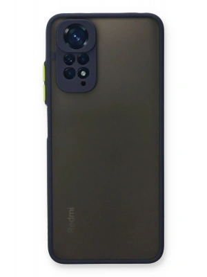 Newface Xiaomi Redmi Note 11 Pro Kılıf Montreal Silikon Kapak - Lacivert