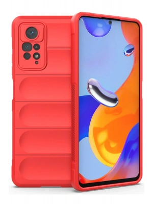 Newface Xiaomi Redmi Note 11 Pro Kılıf Optimum Silikon - Kırmızı