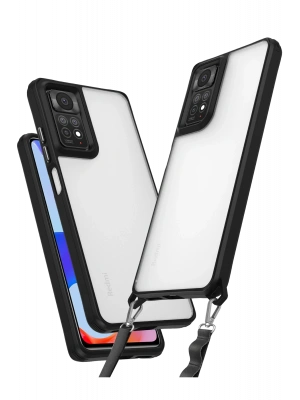 Newface Xiaomi Redmi Note 11 Pro Kılıf Penta Silikon Kılıf - Siyah