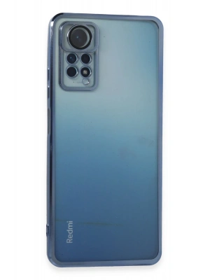 Newface Xiaomi Redmi Note 11 Pro Kılıf Razer Lensli Silikon - Açık Mavi