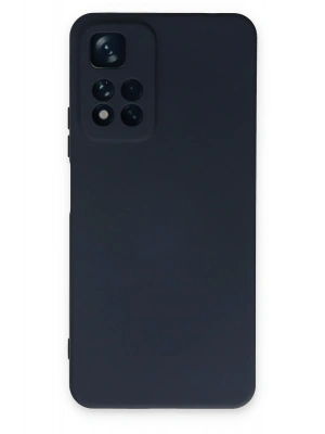 Newface Xiaomi Redmi Note 11 Pro Plus 5G Kılıf Nano içi Kadife Silikon - Lacivert