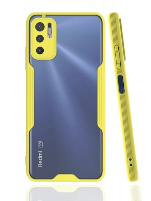 Newface Xiaomi Redmi Note 11 SE Kılıf Platin Silikon - Sarı