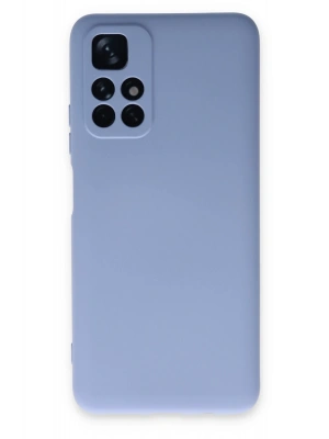 Newface Xiaomi Redmi Note 11T Kılıf Nano içi Kadife Silikon - Lila
