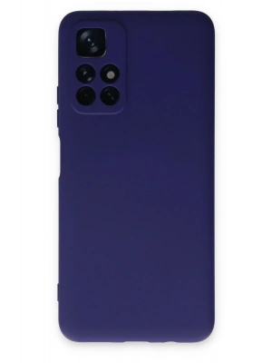 Newface Xiaomi Redmi Note 11T Kılıf Nano içi Kadife Silikon - Mor