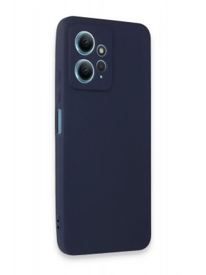 Newface Xiaomi Redmi Note 12 4G Kılıf First Silikon - Lacivert