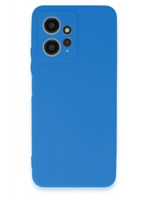 Newface Xiaomi Redmi Note 12 4G Kılıf First Silikon - Mavi